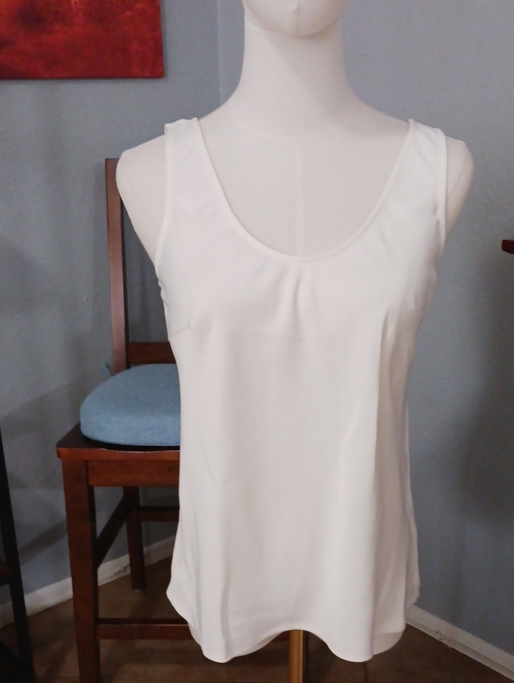 NEW!! a new day Crramy Scoop Neck Tank Camisole